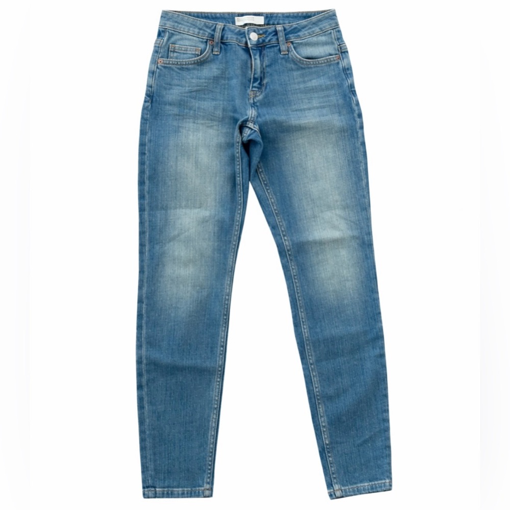 Topshop, Women’s, Mid Rise, Moto, Jeans.